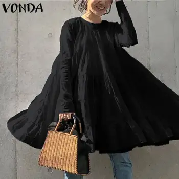 VONDA Women Mini Dress Sexy O Neck Long Sleeve Solid Color Party Dress 2020 Summer Beach Sundress Casual Bohemian Vestidos
VONDA Women Mini Dress Sexy O Neck Long Sleeve Solid Color Party Dress 2020 Summer Beach Sundress Casual Bohemian Vestidos