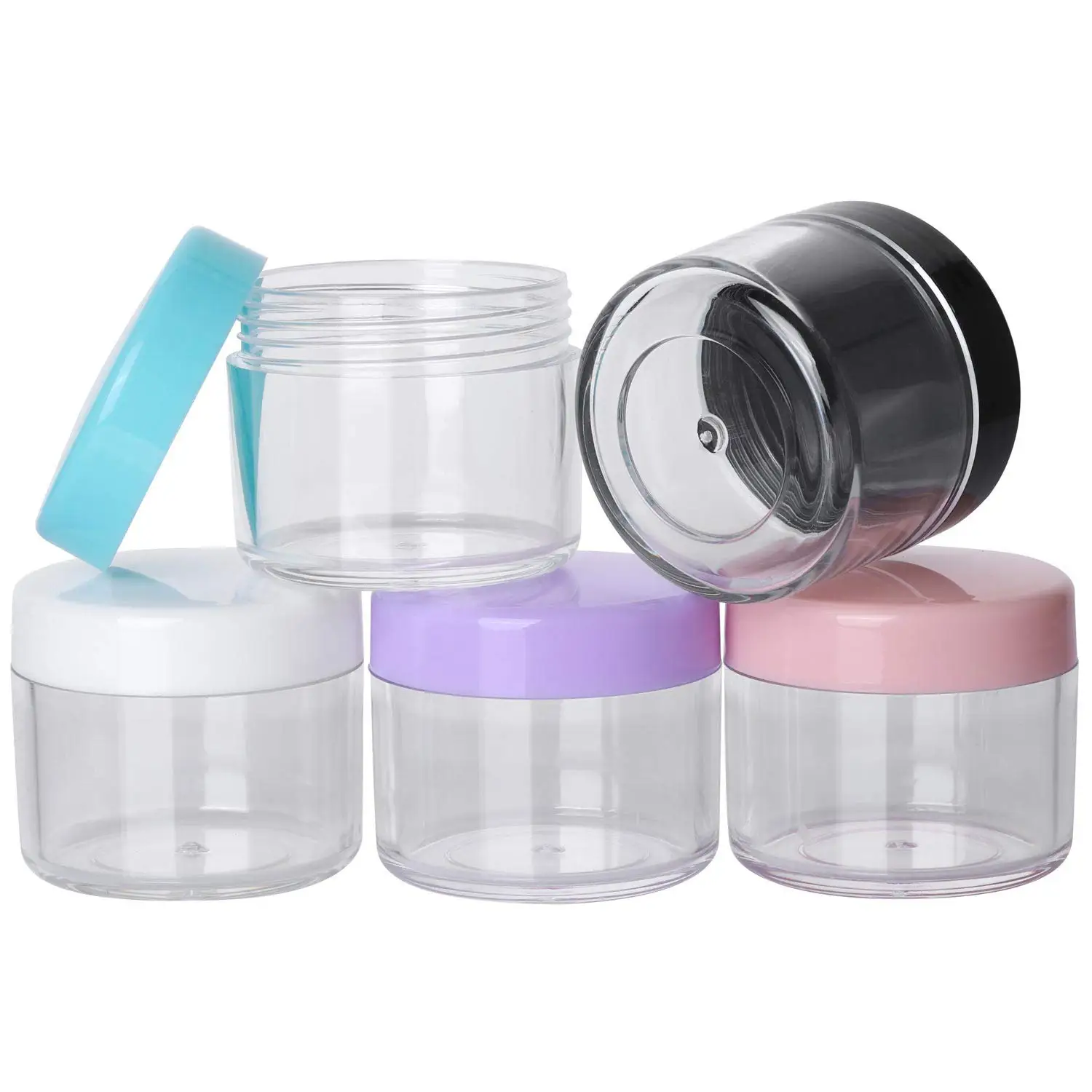 50pcs/pack 20g Plastic Transparent Bottle Empty Cosmetic Jar Pot Eyeshadow Lip Balm Face Cream Sample Container Sample Bottles
50pcs/pack 20g Plastic Transparent Bottle Empty Cosmetic Jar Pot Eyeshadow Lip Balm Face Cream Sample Container Sample Bottles