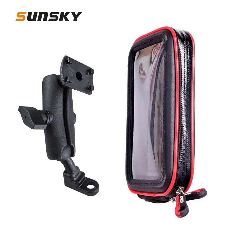 Motorcycle Waterproof Mobile Phone Waterproof Bracket Bag with Bracket for Motorcycle Rearview Mirror with Earphone Hole
Motorcycle Waterproof Mobile Phone Waterproof Bracket Bag with Bracket for Motorcycle Rearview Mirror with Earphone Hole