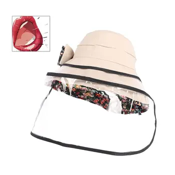 Anti-splash Dustproof Fisherman Cap with Removable Transparent Protector Bucket Hat Windproof Protective Cover 
Anti-splash Dustproof Fisherman Cap with Removable Transparent Protector Bucket Hat Windproof Protective Cover