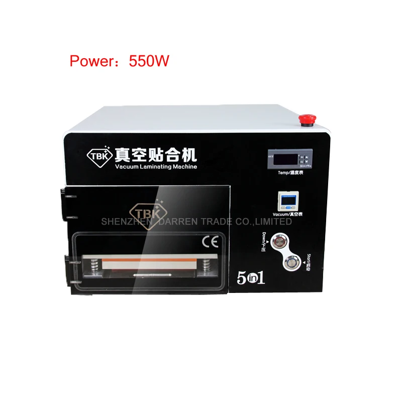 7''LCD Screen OCA Laminating Machine Vacuum Laminator with Built-in Air Compressor & Vacuum Pump & Debubbler TBK
7''LCD Screen OCA Laminating Machine Vacuum Laminator with Built-in Air Compressor & Vacuum Pump & Debubbler TBK