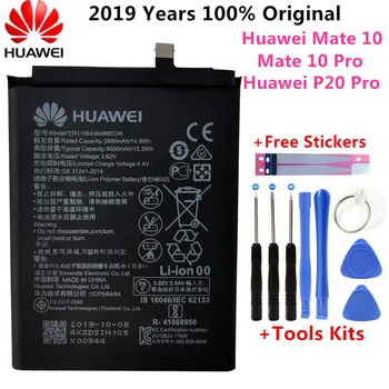 Original Hua Wei Battery 4000mAh HB436486ECW For Huawei mate 10, Mate 10 pro, Mate 20 Pro, Mate X ALP-AL00 batterie+Tools
Original Hua Wei Battery 4000mAh HB436486ECW For Huawei mate 10, Mate 10 pro, Mate 20 Pro, Mate X ALP-AL00 batterie+Tools