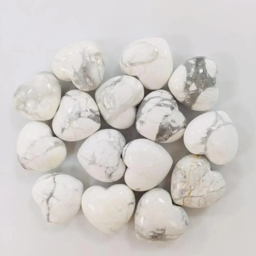 3cm Natural White Howlite Hand Carved Crystal Heart For Present Or Collection ZY
3cm Natural White Howlite Hand Carved Crystal Heart For Present Or Collection ZY