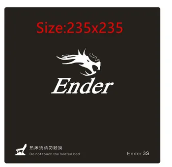 1pc 235x235mm black Heated bed For Creality ENDER-3S 3D Printer Sticker Build Sheet build plate tape with 3M Backing Fast Ship
1pc 235x235mm black Heated bed For Creality ENDER-3S 3D Printer Sticker Build Sheet build plate tape with 3M Backing Fast Ship