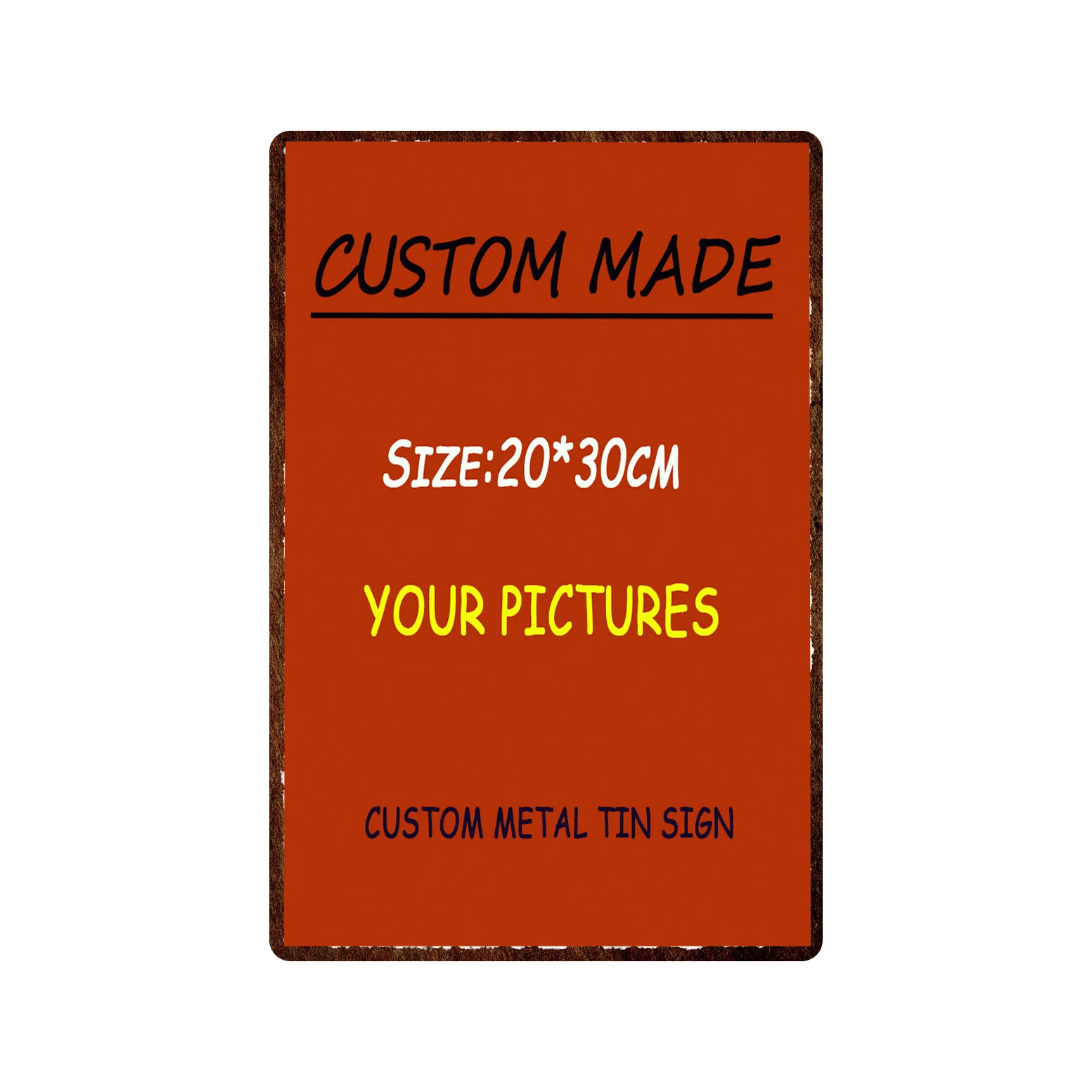 Customized Metal Decoration Plaque Tin Sign Personalized Photo Picture HD Printed Tin Iron Sheet Painting Wall Art Metal Poster 
Customized Metal Decoration Plaque Tin Sign Personalized Photo Picture HD Printed Tin Iron Sheet Painting Wall Art Metal Poster