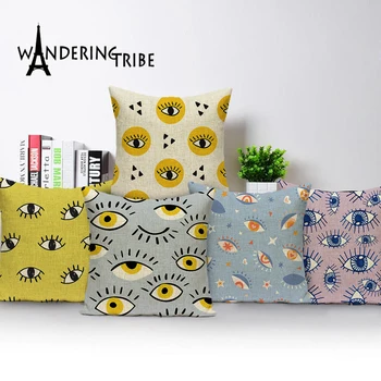 Fashion Eyelashes Cushion Cover Eye Geometric Patterns Pillow Case Printed Living Room Cushions Cases Car Pillows Covers Cojin
Fashion Eyelashes Cushion Cover Eye Geometric Patterns Pillow Case Printed Living Room Cushions Cases Car Pillows Covers Cojin