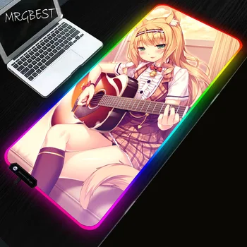 MRGBEST Music Girl Anime Game Mouse Pad Computer Desktop Table Large Mousepads Player RGB LED Backlight USB Non-slip Rubber
MRGBEST Music Girl Anime Game Mouse Pad Computer Desktop Table Large Mousepads Player RGB LED Backlight USB Non-slip Rubber