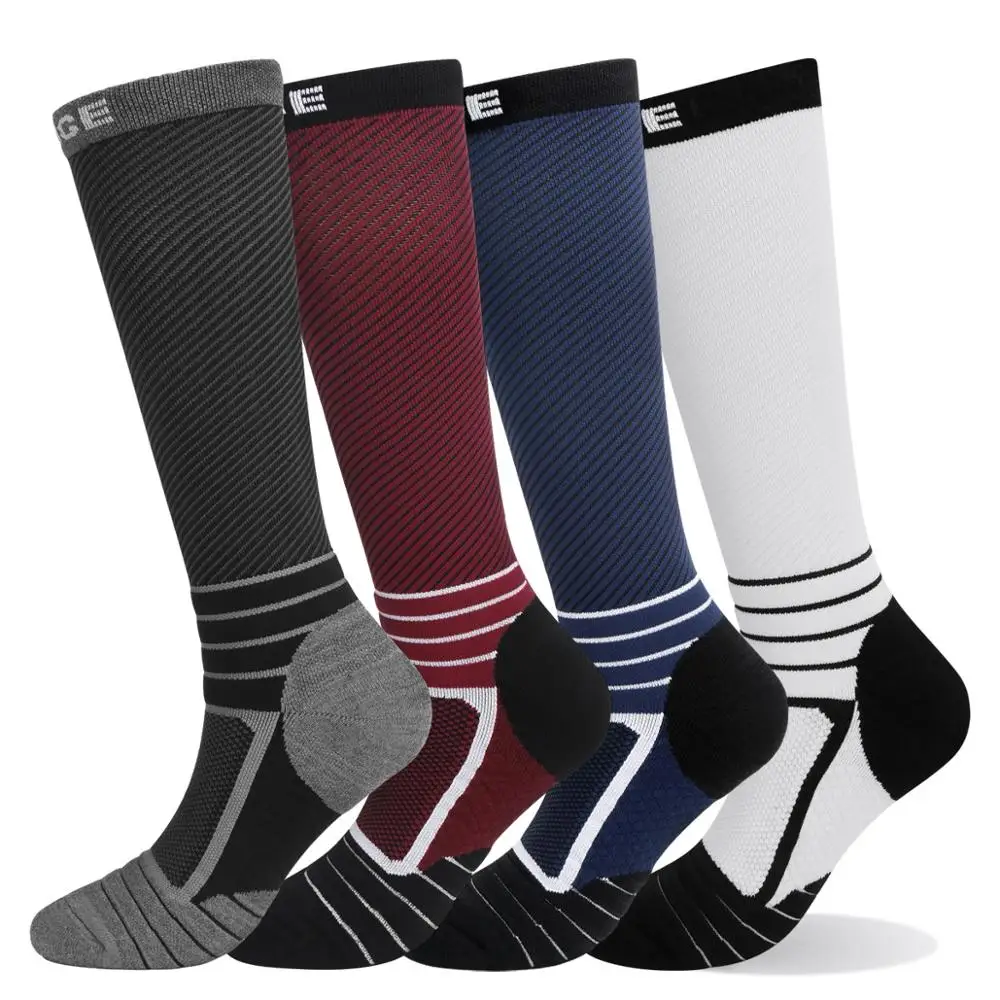 YUEDGE Men Professional Compression Socks Breathable Travel Activities Fit for Nurses Shin Splints Flight Travel
YUEDGE Men Professional Compression Socks Breathable Travel Activities Fit for Nurses Shin Splints Flight Travel