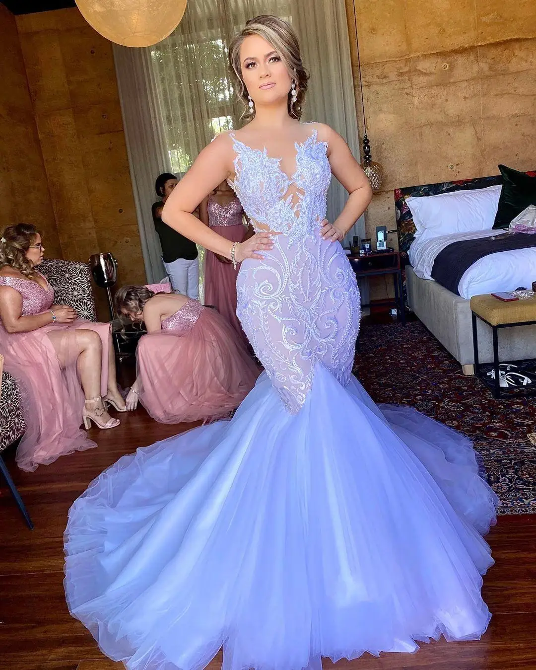Sexy Mermaid Wedding Dresses 2022 Lace Appliques Beaded Sheer Neck Bridal Gown Cheap Backless Robe De Mariee
Sexy Mermaid Wedding Dresses 2022 Lace Appliques Beaded Sheer Neck Bridal Gown Cheap Backless Robe De Mariee