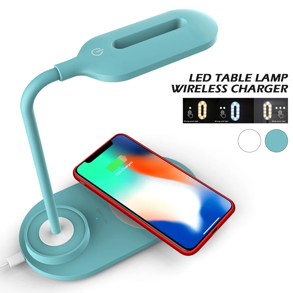 LED Table Light Quick Wireless Charging Desk Lamp Portable Eye Protect 360 Degree Flexible Touch Control Night Light
LED Table Light Quick Wireless Charging Desk Lamp Portable Eye Protect 360 Degree Flexible Touch Control Night Light