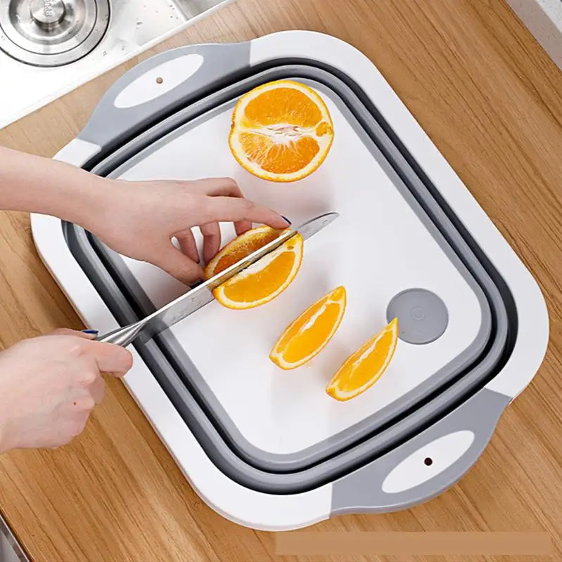 Multifunctional Folding Cutting Board Sink Drain Basket Kitchen Supplies Folding Vegetable Basket Kitchen Storage Organizer
Multifunctional Folding Cutting Board Sink Drain Basket Kitchen Supplies Folding Vegetable Basket Kitchen Storage Organizer