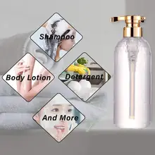 Clear Shampoo Bottle Bathroom Shower Gel Refillable Bottles PET Pressing Conditioner Lotion Container 500ml
Clear Shampoo Bottle Bathroom Shower Gel Refillable Bottles PET Pressing Conditioner Lotion Container 500ml