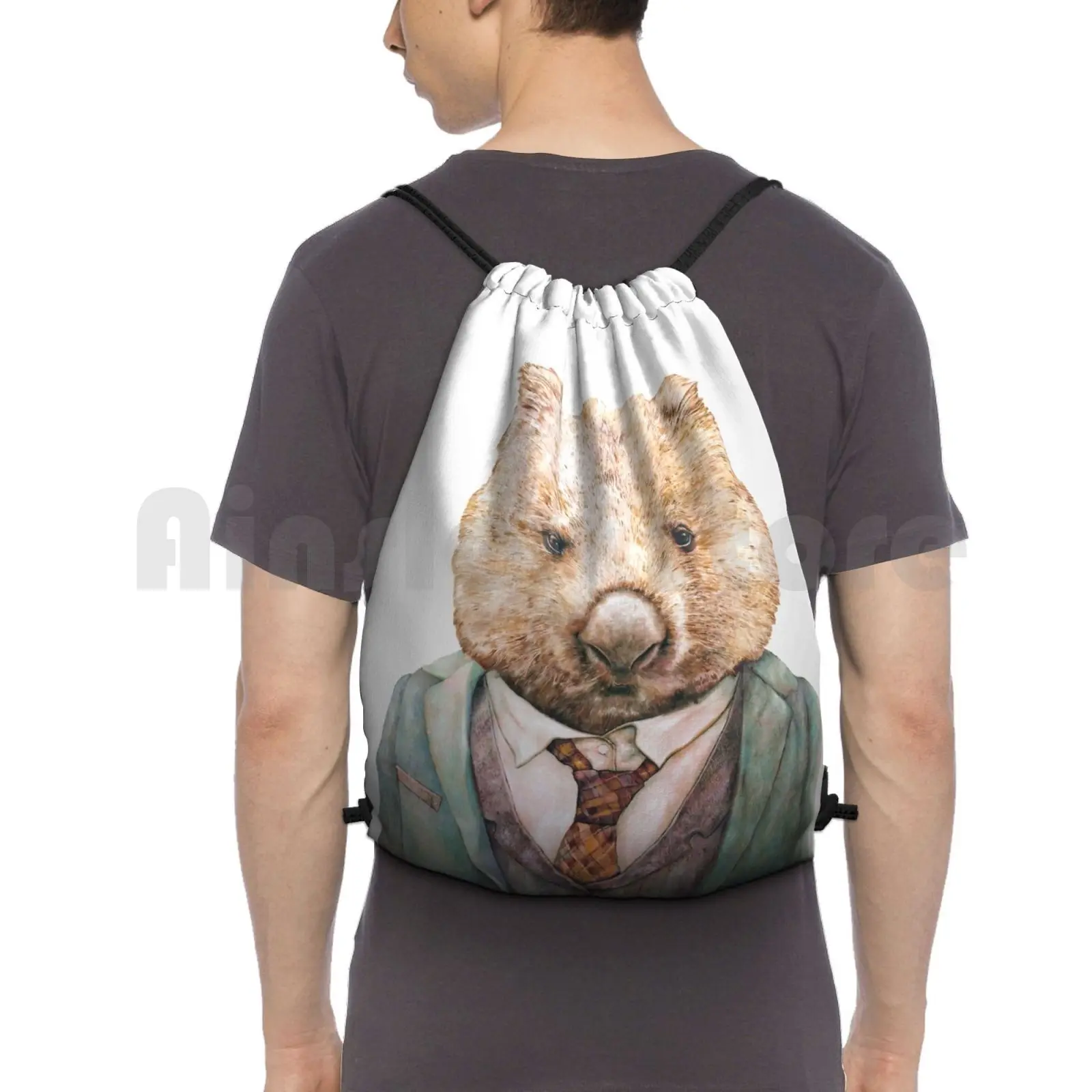 Wombat Backpack Drawstring Bags Gym Bag Waterproof Wombat Australian Animals Animal Portraits Animals In Animals In Suits
Wombat Backpack Drawstring Bags Gym Bag Waterproof Wombat Australian Animals Animal Portraits Animals In Animals In Suits