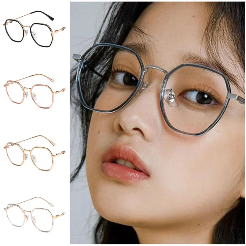 NEW Anti-Blue Light Optical Glasses Women Irregular Eyeglasses Anti-UV Spectacles Alloy Frame Eyewear Simplicity Goggles
NEW Anti-Blue Light Optical Glasses Women Irregular Eyeglasses Anti-UV Spectacles Alloy Frame Eyewear Simplicity Goggles