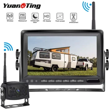 YuanTing HD Digital Wireless Backup Rear View Waterproof IR Night Vision Camera System For RVs Trucks Trailers with 7'' Monitor
YuanTing HD Digital Wireless Backup Rear View Waterproof IR Night Vision Camera System For RVs Trucks Trailers with 7'' Monitor