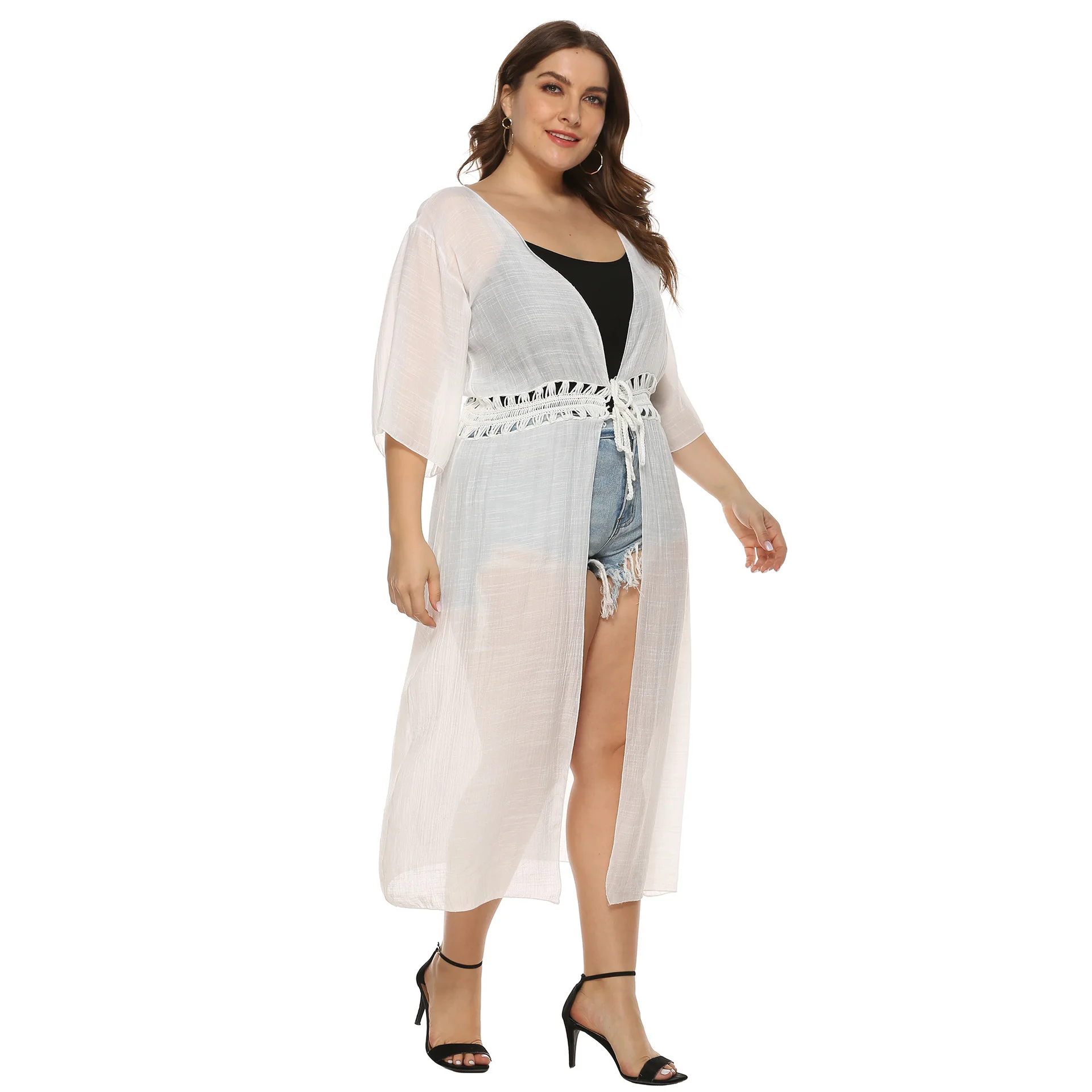 Large Size Women's Clothing Hook Strap Sleeve Long Sun Protection Cardigan Beach Cover Up Fashion 2020 Spring Summer F190971
Large Size Women's Clothing Hook Strap Sleeve Long Sun Protection Cardigan Beach Cover Up Fashion 2020 Spring Summer F190971