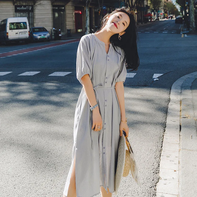 2019 Summer New Style Normcore Style Plain Color Stripes Long Skirts Female Spring Dress Very Fairy of France Non-mainstream Dre
2019 Summer New Style Normcore Style Plain Color Stripes Long Skirts Female Spring Dress Very Fairy of France Non-mainstream Dre