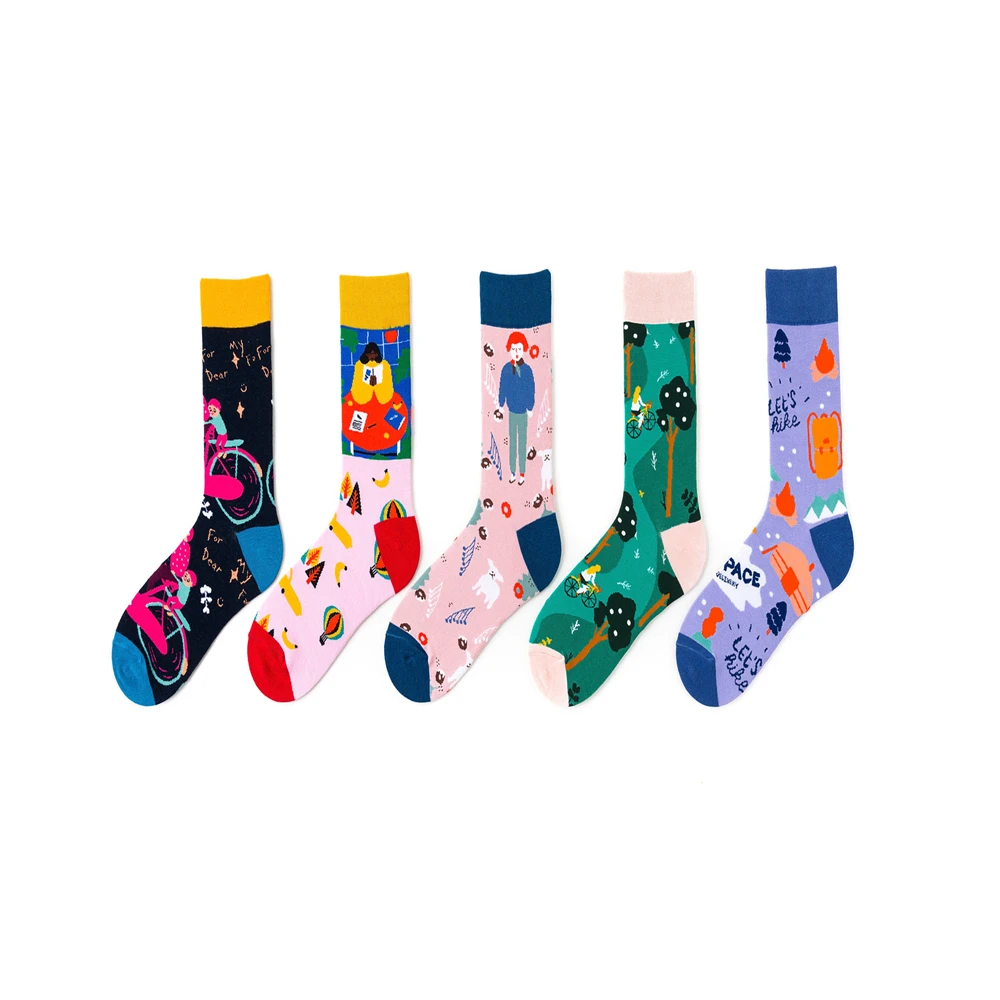 Bicycle, parent-child, woman, Snowman, man and sheep, individual graffiti cartoon Creative Street skateboard in hip socks C72
Bicycle, parent-child, woman, Snowman, man and sheep, individual graffiti cartoon Creative Street skateboard in hip socks C72