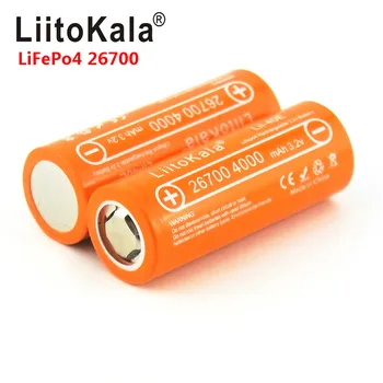 LiitoKala Lii-40E 3.2V 26700 4000mAh lifepo4 rechargeable battery 10A rate discharge Sheets replacement battery Instead of 26650
LiitoKala Lii-40E 3.2V 26700 4000mAh lifepo4 rechargeable battery 10A rate discharge Sheets replacement battery Instead of 26650