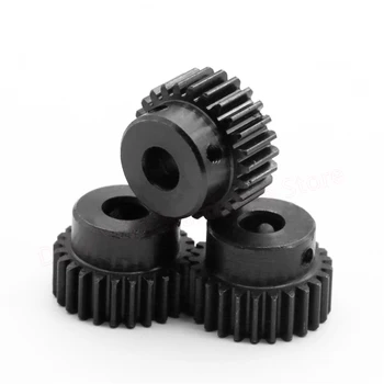 2 pcs Spur Gear 1Modulus 15/18/20/24/25 Teeth 5/6//8/10/12 Bore 45# Steel Gear, Blackening Treatment,Great power transmission
2 pcs Spur Gear 1Modulus 15/18/20/24/25 Teeth 5/6//8/10/12 Bore 45# Steel Gear, Blackening Treatment,Great power transmission