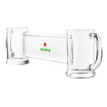 New Conjoined Beer Cup 2-in-1 Transparent Double Person Wine Glass Making Friends Cup HalaMug For Bar Party Game Funny Gift
New Conjoined Beer Cup 2-in-1 Transparent Double Person Wine Glass Making Friends Cup HalaMug For Bar Party Game Funny Gift