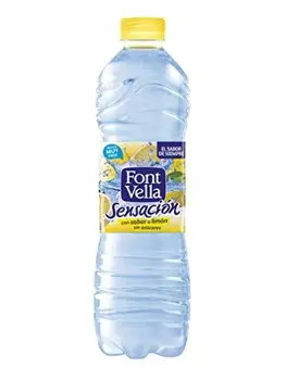 

Font Vella Sensación Agua Mineral sabor limón y lima - Botella 1,25L