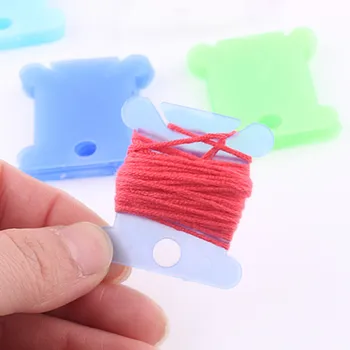 New 100pcs Plastic Embroidery Floss Craft Thread Bobbins for Storage Holder Cross Stitch Sewing Winding Stitch Board Tool Smooth
New 100pcs Plastic Embroidery Floss Craft Thread Bobbins for Storage Holder Cross Stitch Sewing Winding Stitch Board Tool Smooth
