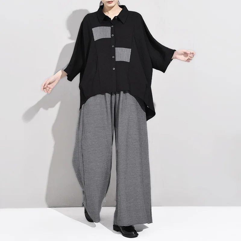 LANMREM 2019 New Fashion Female's Two Pieces Set Vestido Turn-down Collar Batwing Sleeves Plaided Single Breasted Shirt YG10201
LANMREM 2019 New Fashion Female's Two Pieces Set Vestido Turn-down Collar Batwing Sleeves Plaided Single Breasted Shirt YG10201