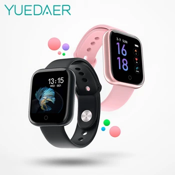 YUEDAER Women Smart Watch Men Sport Tracker Smartwatch Heart Rate Blood Pressure Monitor Bracelet 200mAh Battery IP67 Waterproof
YUEDAER Women Smart Watch Men Sport Tracker Smartwatch Heart Rate Blood Pressure Monitor Bracelet 200mAh Battery IP67 Waterproof