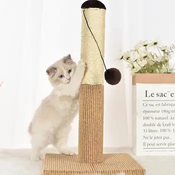Cat Climbing Frame Plush + Sisal Rope Climbing Tube Claws Scratching Board Furniture Protect Ball Detachable Large Base Pet Toy
Cat Climbing Frame Plush + Sisal Rope Climbing Tube Claws Scratching Board Furniture Protect Ball Detachable Large Base Pet Toy