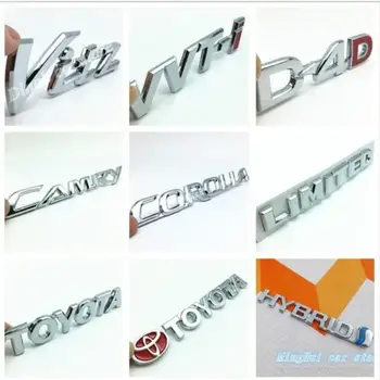 high quality ABS Chrome TOYOTAS logo Car Sticker Emblem Badge Auto rear trunk Decal for COROLLA RAV4 Camry CROWN PRIUS REIZ VIOS
high quality ABS Chrome TOYOTAS logo Car Sticker Emblem Badge Auto rear trunk Decal for COROLLA RAV4 Camry CROWN PRIUS REIZ VIOS