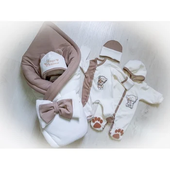 Комплект на выписку 6-ти предметный ЗИМА Комплекты на выписку и для прогулок 0-6 мес
Комплект на выписку 6-ти предметный ЗИМА Комплекты на выписку и для прогулок 0-6 мес