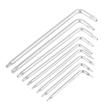 9pcs Small Security Star Hex Universal L-Shape Wrench Set Hand Tools Screwdriver Short Long Style Hexagonal Hole Wrench
9pcs Small Security Star Hex Universal L-Shape Wrench Set Hand Tools Screwdriver Short Long Style Hexagonal Hole Wrench