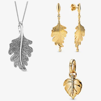 2019 Autumn New Exquisite Line Shine Shining Pendant Leaf Oak Leaf Earrings Life Necklace Original Women's Vintage Jewelry Gift
2019 Autumn New Exquisite Line Shine Shining Pendant Leaf Oak Leaf Earrings Life Necklace Original Women's Vintage Jewelry Gift