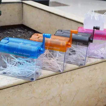 Random Colors Practical Convenient Office Household A6 Mini Manual Paper Shredder Desktop Manual Document Shredder
Random Colors Practical Convenient Office Household A6 Mini Manual Paper Shredder Desktop Manual Document Shredder