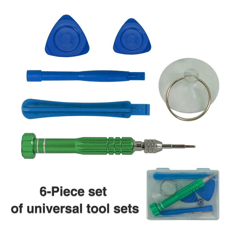 Universal 6 in 1 Opening Tools Disassemble for Phone Repair Tools Kit Screwdriver Set
Universal 6 in 1 Opening Tools Disassemble for Phone Repair Tools Kit Screwdriver Set