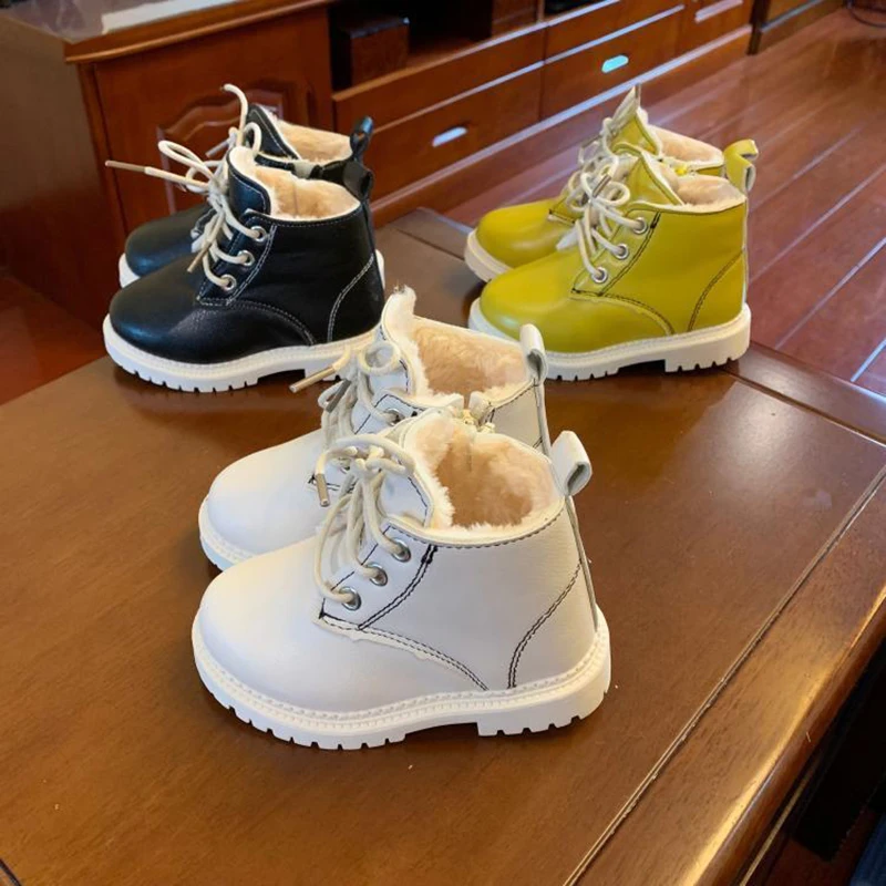 Kids Snow Boots Baby Winter Warmth Non-slip Toddler Boot Boy Little Girl Soft Sole Lace-up Plus Velvet Martin Boot 0-1-3-6 Years
Kids Snow Boots Baby Winter Warmth Non-slip Toddler Boot Boy Little Girl Soft Sole Lace-up Plus Velvet Martin Boot 0-1-3-6 Years