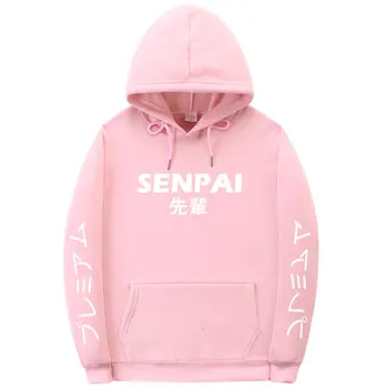 2019 Fashion SENPAI Hoodie Sweatshirt Japanese Streetwear Multiple Colour Women Letter Printing Hoodies Pullover Sudadera Hombre 
2019 Fashion SENPAI Hoodie Sweatshirt Japanese Streetwear Multiple Colour Women Letter Printing Hoodies Pullover Sudadera Hombre