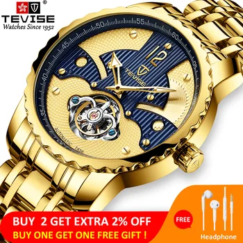 Mechanical Watches Top Luxury Brand Tevise Stainless Steel Tourbillon Watch Man Waterproof Sport Watches Male Relogio Masculino 
Mechanical Watches Top Luxury Brand Tevise Stainless Steel Tourbillon Watch Man Waterproof Sport Watches Male Relogio Masculino