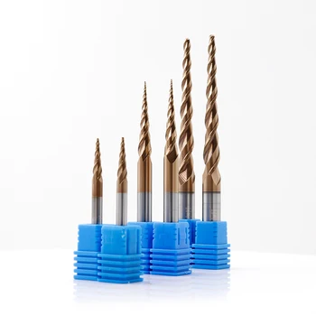 VACK Tungsten Cobalt Alloy Ball Nose Tapered End Mill Router Bits cnc Taper Wood Metal Milling Cutter 4mm 6mm Ball Nose End Mill
VACK Tungsten Cobalt Alloy Ball Nose Tapered End Mill Router Bits cnc Taper Wood Metal Milling Cutter 4mm 6mm Ball Nose End Mill