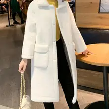 Imitation velvet coat women's one-piece wool blended warm mid-length single-breasted winter new style
Imitation velvet coat women's one-piece wool blended warm mid-length single-breasted winter new style