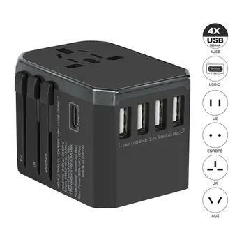 Travel Adapter Socket Fast Charge Type-C Converter Plug Global Universal Switch Plug Travel Multi-function Conversion Socket
Travel Adapter Socket Fast Charge Type-C Converter Plug Global Universal Switch Plug Travel Multi-function Conversion Socket