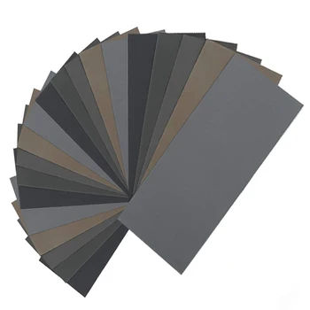 Promotion! 20Pcs Wet Dry Sandpaper, High Grit 1000/2000/3000/5000/7000 Sandpaper Sheets Assortment For Wood Metal Polishing Auto 
Promotion! 20Pcs Wet Dry Sandpaper, High Grit 1000/2000/3000/5000/7000 Sandpaper Sheets Assortment For Wood Metal Polishing Auto