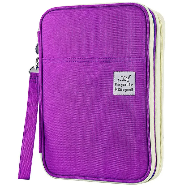 192 Slots Large Capacity Pencil Bag Case Organizer Cosmetic Bag for Colored Pencil Watercolor Pen Markers
192 Slots Large Capacity Pencil Bag Case Organizer Cosmetic Bag for Colored Pencil Watercolor Pen Markers