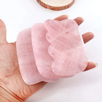 Massage Gua Sha Tool Natural Rose Quartz Scraping Board Wave Shape Guasha Scraping Board Health Care Massager Tool
Massage Gua Sha Tool Natural Rose Quartz Scraping Board Wave Shape Guasha Scraping Board Health Care Massager Tool