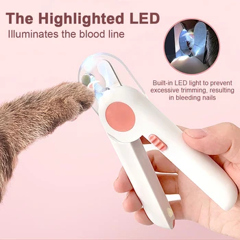 Pet Cat Dog Safety Nail Clipper With LED Lighting,Prevent Clipping The Nail Blood Vessels,Nail Grooming Cutter Trimmer
Pet Cat Dog Safety Nail Clipper With LED Lighting,Prevent Clipping The Nail Blood Vessels,Nail Grooming Cutter Trimmer