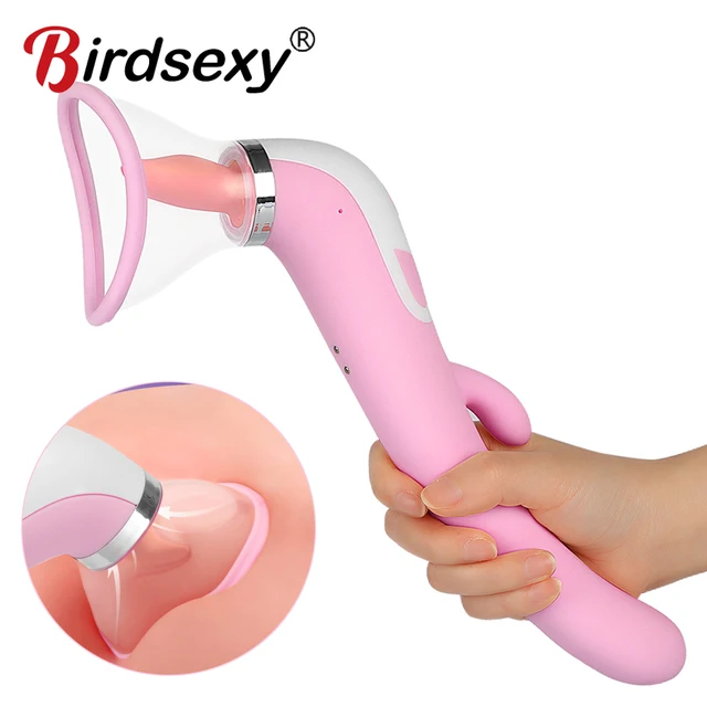 Vibromasseur à Succion pour Femme, Langue Vibrante, Continents Vibrants, Ventouse pour Adulte, Léchage Oral, Clitoris, Éthicateur Vaginal, Gode, Sex Toys 1