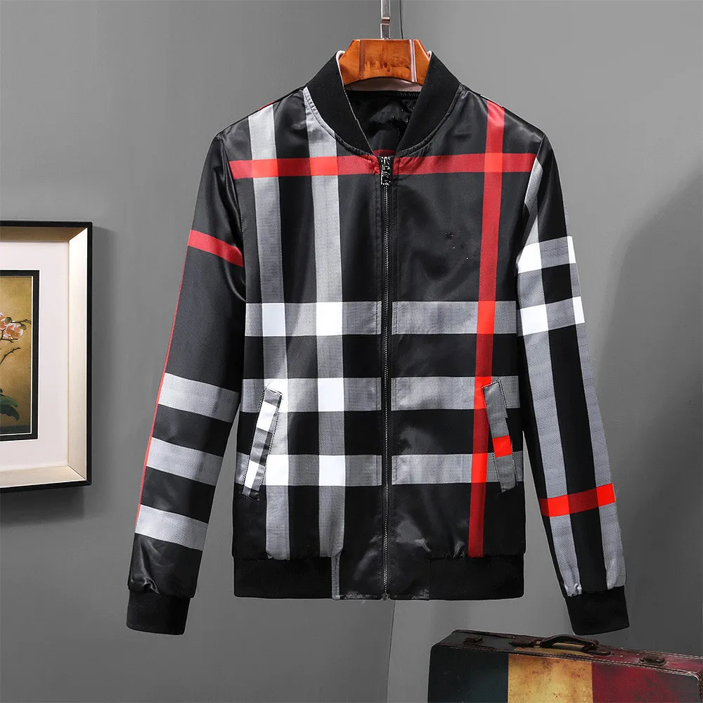 2019 new fashion jacket men Cotton Stand Casual Plaid Slim Zipper mens coats and jackets tops streetwear clothes
2019 new fashion jacket men Cotton Stand Casual Plaid Slim Zipper mens coats and jackets tops streetwear clothes