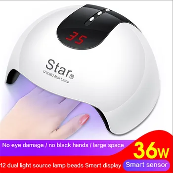 54w Uv Led Nail Lamp Manicure Gel Nail Dryer Nail Polish Curing Lamp Light Nail Polish Dryer Nail Art Auto Sensor Manicure Tools
54w Uv Led Nail Lamp Manicure Gel Nail Dryer Nail Polish Curing Lamp Light Nail Polish Dryer Nail Art Auto Sensor Manicure Tools
