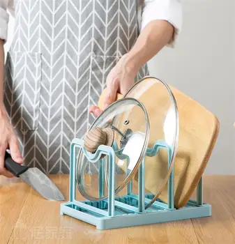 Pot Cover Holder Cutting Board Storage Rack Organizer Holder Kitchen Drain Rack Storage Shelf for Home Store
Pot Cover Holder Cutting Board Storage Rack Organizer Holder Kitchen Drain Rack Storage Shelf for Home Store